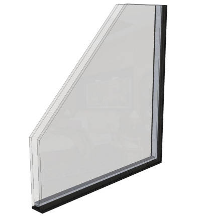 Self Clean Solar Control panel combining dirt-repelling and heat-reducing technology.