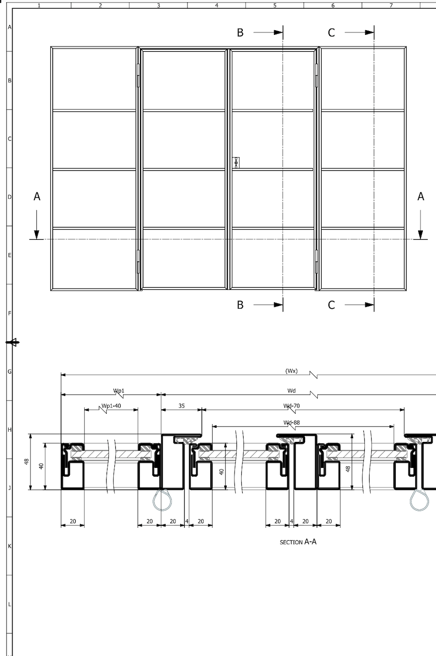 Door sidelight specifications cover