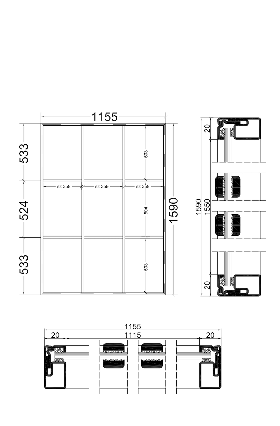 Internal doors glass screen specifications