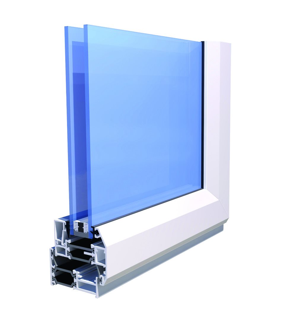 Alitherm 300 Window side profile.