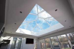 Korniche roof lantern in conservatory